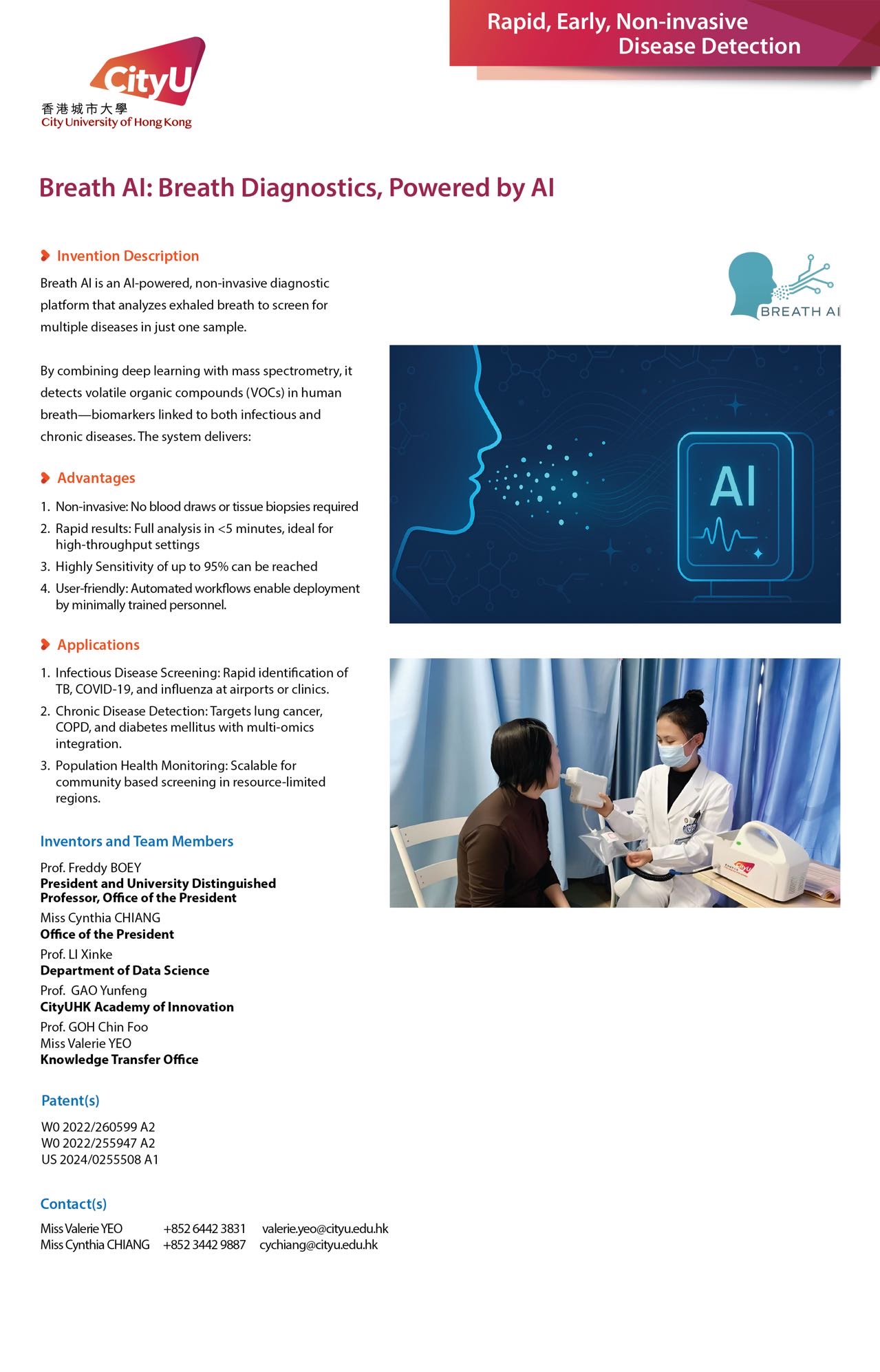 Breath AI diagnostic platform